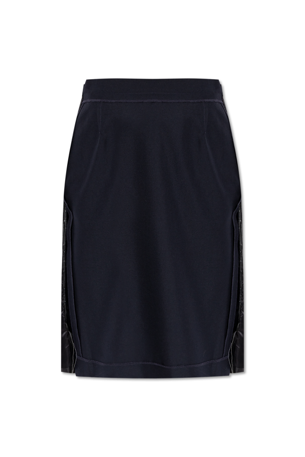【関税込み】VeniceW ネイビー Roots ミディアムスカート Venicew Navy Roots Midi Skirt In Navy Ink | ModeSens